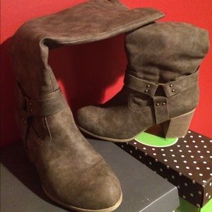 Right below the knee boots